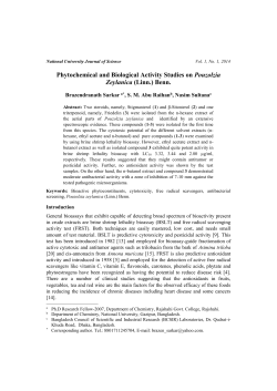 NATIONAL UNIVERSITY JOURNAL OF SCIENCE