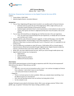 Empowering Customers to Use Digital Financial Services (DFS)