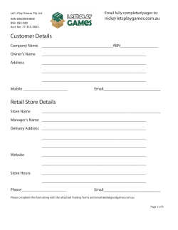 Customer Details Retail Store Details