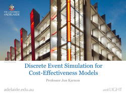 Discrete Event Simulation for the evaluation of non - ispor-ac