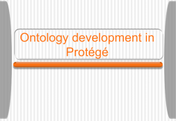 Ontology Protege Tutorial