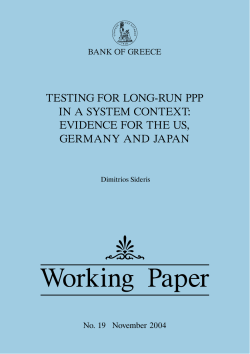 Testing for Long-Run PPP in a System Context