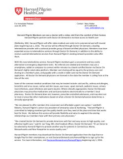 Harvard Pilgrim partners with Doctor On Demand to increase access