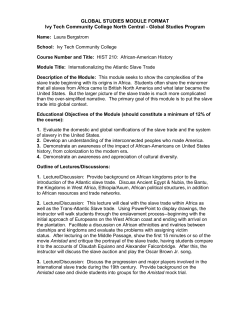 GLOBAL STUDIES MODULE FORMAT Ivy Tech Community College