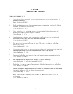 Ch 5 TIF - Easy semester!