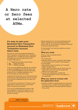 A Hero rate or Zero fees at selected ATMs.