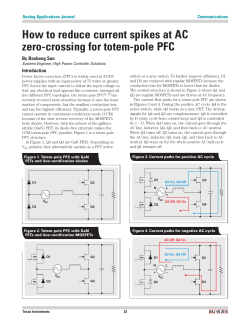 How to reduce current spikes at AC zero