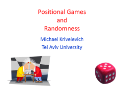 Positional Games and Randomness