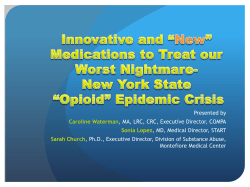 Medication in an OTP