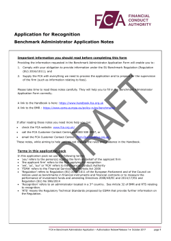 Small Firms Application Pack (Part IV Permission)