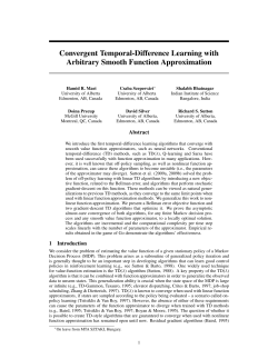 Convergent Temporal-Difference Learning with Arbitrary Smooth