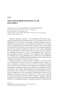 2.17 non-equilibrium molecular dynamics