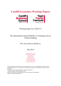 The determinants and profitability of switching costs in