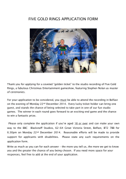 Five Gold Rings Application Rules