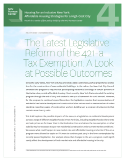 The Latest Legislative Reform of the 421