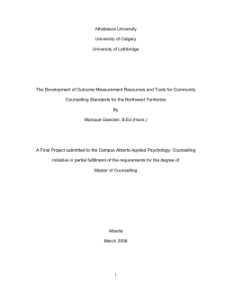 Literature Review - Athabasca University