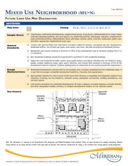 Mixed Use Neighborhood (mu-n)