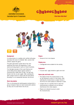 Chuboochuboo - Australian Sports Commission