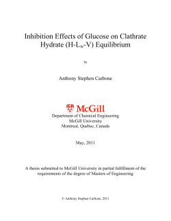 Inhibition Effects of Glucose on Clathrate Hydrate (H-Lw