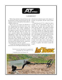 A HOME RUN - Garrett Metal Detectors