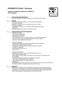 Automatic Inflatable Lifejacket