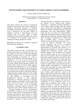 pitch slope and end point as turn