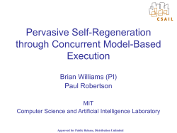 Pervasive Self-Regeneration through Concurrent