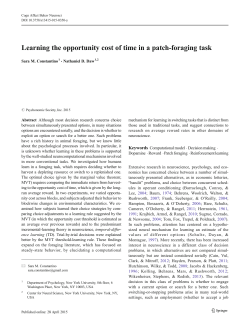 Learning the opportunity cost of time in a patch