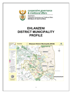 ehlanzeni district municipality profile