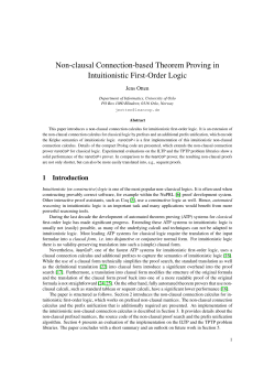 Non-clausal Connection-based Theorem Proving in