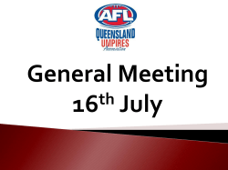 File - AFLQ Umpires Association