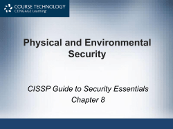 CISSP Guide to Security Essentials, Ch4