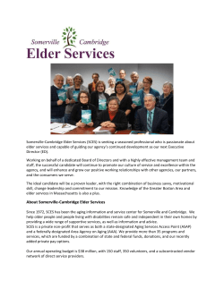Executive Director, Somerville-Cambridge Elder