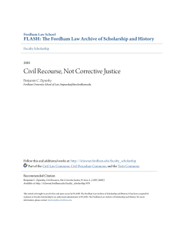 Civil Recourse, Not Corrective Justice
