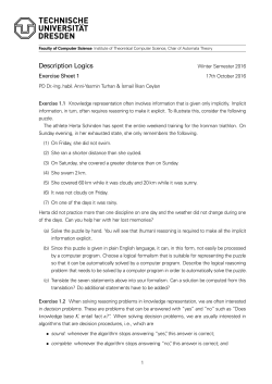 Description Logics