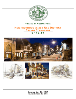 Neighborhood Mixed-Use Design Standards