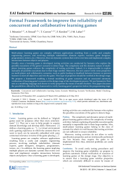 Formal Framework to improve the reliability of concurrent and