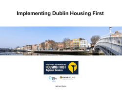 Implementing Dublin Housing First