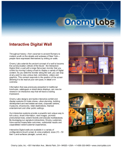 Interactive Digital Wall