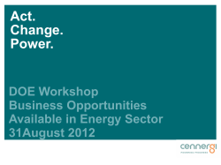 Cennergi - Department Of Energy