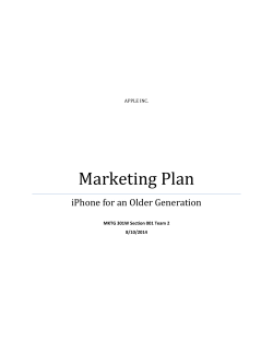 Marketing Plan - Sites at Penn State