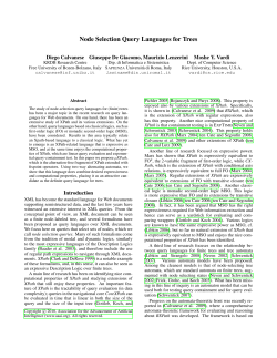 Node Selection Query Languages for Trees