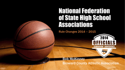 Rule Changes 2014