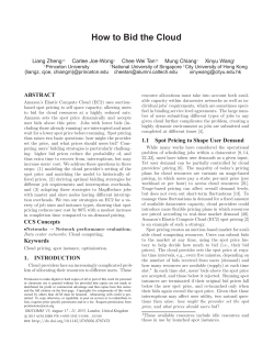 How to Bid the Cloud