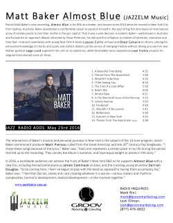 Radio One Sheet - Almost Blue