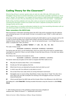 Coding Theory for the Classroom[*]