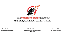 The Training Games