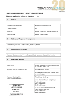 20170212 Section 106 Agreement Draft Heads of Terms
