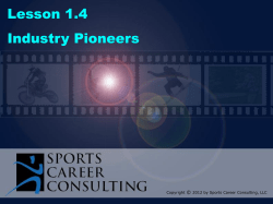 Lesson 1.4 - Slides-Industry Pioneers