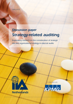 Strategy-related auditing